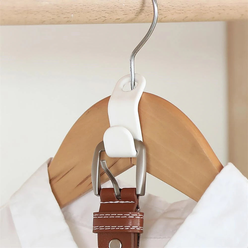 10/30/60pcs Mini Clothes Hanger for Closet Connector Hooks Cascading Plastic Wardrobe Coat Organizer Rack Holder Space Saving