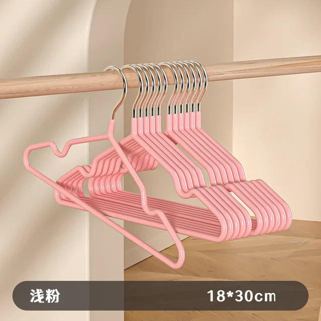 10PCS Baby Clothes Hangers Multifunctional Children Clothes Hanger Racks Non-slip Drying Rack Kids Coats Hangers