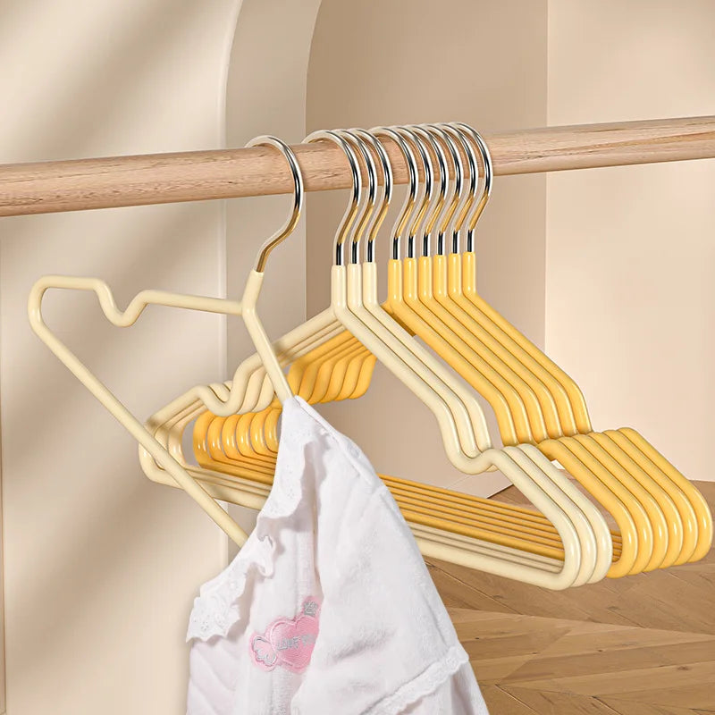 10PCS Baby Clothes Hangers Multifunctional Children Clothes Hanger Racks Non-slip Drying Rack Kids Coats Hangers