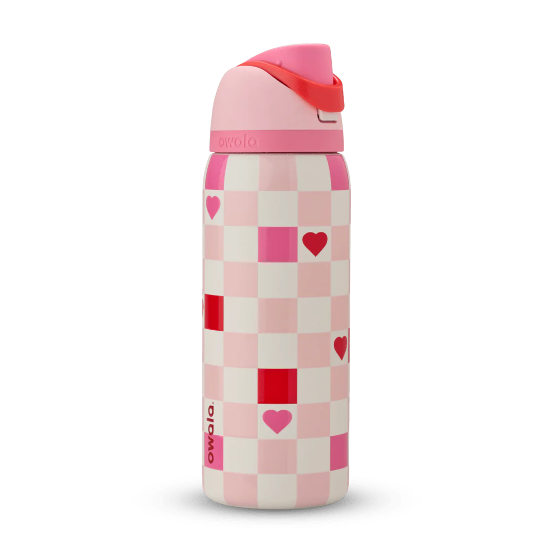 Owala Check Me Out 32oz FreeSip Valentines Day Water Bottle!