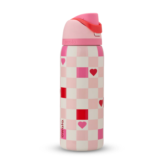 Owala Check Me Out 32oz FreeSip Valentines Day Water Bottle!