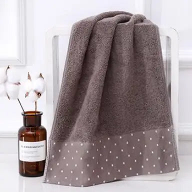 2pcs Set Pure 100% Cotton Towel High Quality Face Bath Towels Set Bathroom Soft Feel Highly Absorbent Shower Hotel Towels Set