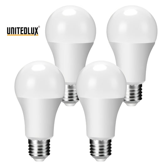 4pcs A19 LED Light Bulbs 60W Equivalent, 800 Lumens CRI 90+ Daylight 5000K \u002FWarmwhite 3000K, E26 Standard Base, Non-dimmable AC 120V Light Bulbs For Home Office