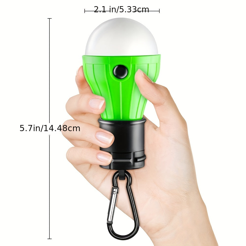 4packs Tent Light, Portable LED Tent Light Clip On Hook Hurricane Emergency Light, LED Camping Bulb Camping Tent Light Camping Equipment Hiking Backpack Fishing Blackout