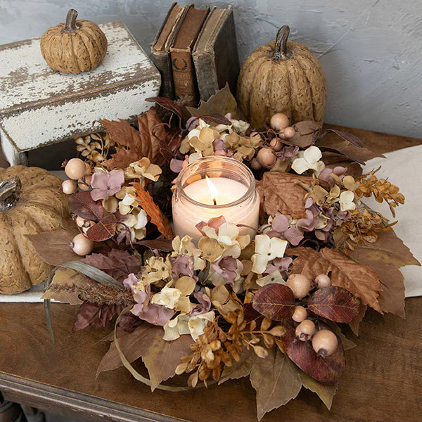 Maple Leaf and Berry Tabletop Decor, Choose Your Style