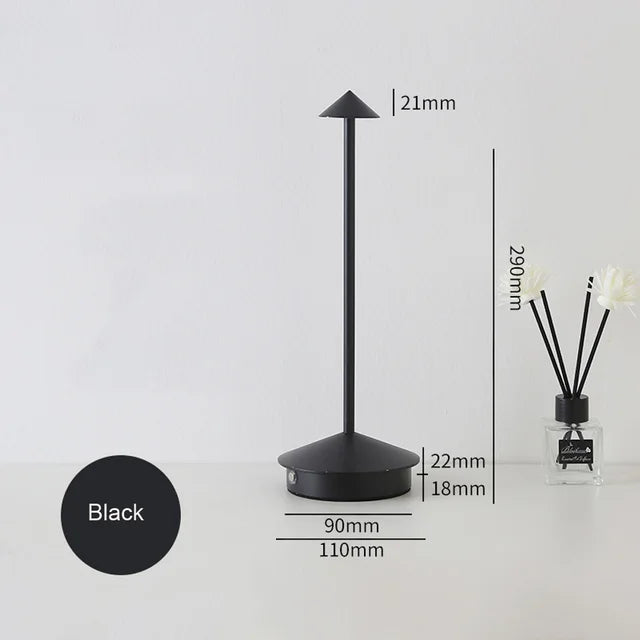 5V USB Rechargeable Table Lamp Creative LED Night Light Dining Touch Led Hotel Bar Restaurant Home Decorative Desktop Lamp