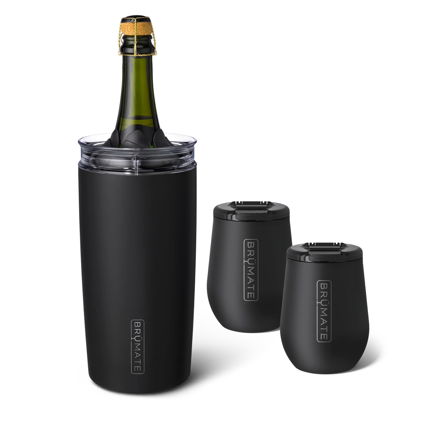 Brumate Bottle Chiller Bundle Matte Black | 49/14oz