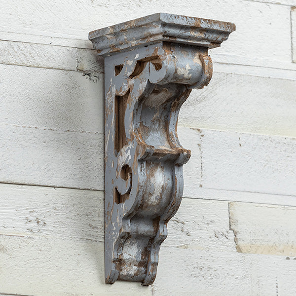 Antique Inspired Distressed Wooden Corbel, Pick Your Style