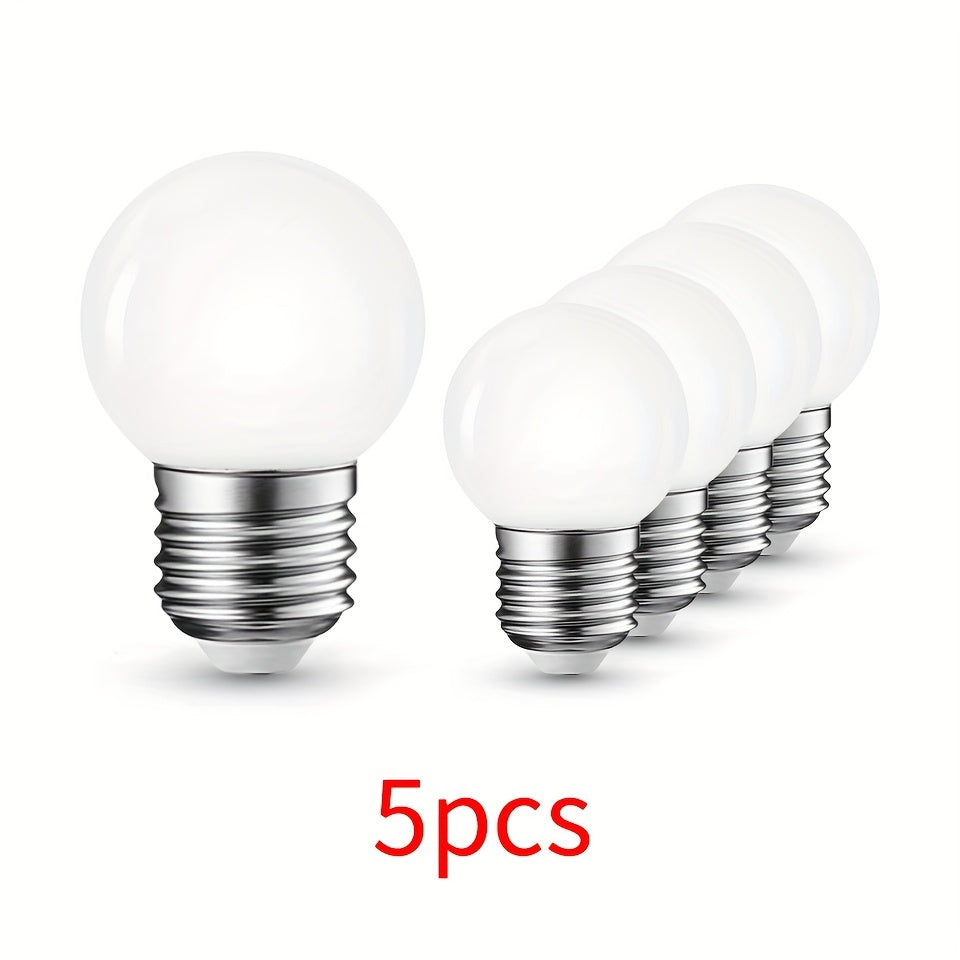 5pcs E26 3W LED Bulbs Are Equivalent To 30W Incandescent Lamps, Cold White 6000K Warm White 3000K 300 Lumen Ultra-bright Bulb Lamps Are Applicable To Living Room, Kitchen, Bedroom And Office