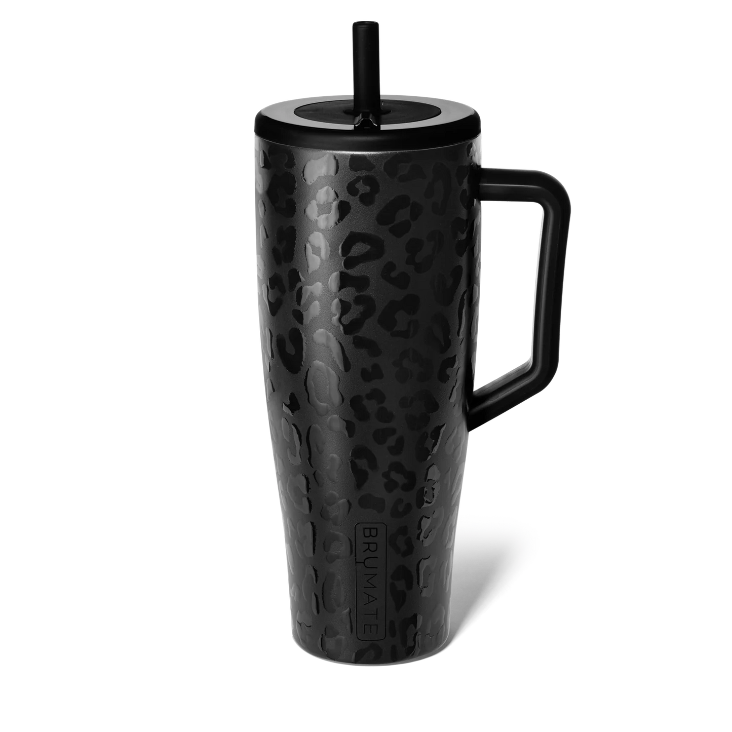 Black Leopard Print Insulated Mug Era 40oz