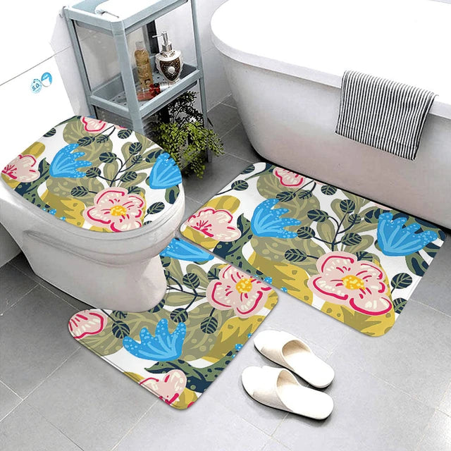 Anti-slip Bath Mat Bathroom Small Rug Shower Mat dog Halloween Foot Mat Kitchen Mat Bedroom Balcony Room Mat Bathtub toilet rug