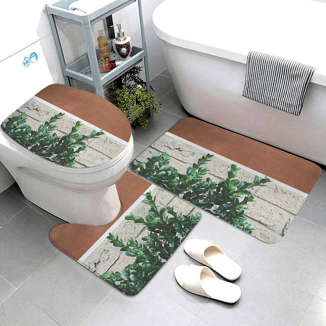 Anti-slip Bath Mat Bathroom Small Rug Shower Mat dog Halloween Foot Mat Kitchen Mat Bedroom Balcony Room Mat Bathtub toilet rug