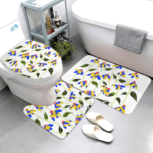 Anti-slip Bath Mat Bathroom Small Rug Shower Mat dog Halloween Foot Mat Kitchen Mat Bedroom Balcony Room Mat Bathtub toilet rug