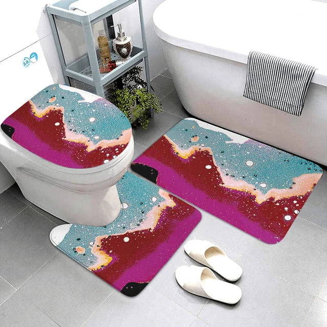 Anti-slip Bath Mat Bathroom Small Rug Shower Mat dog Halloween Foot Mat Kitchen Mat Bedroom Balcony Room Mat Bathtub toilet rug