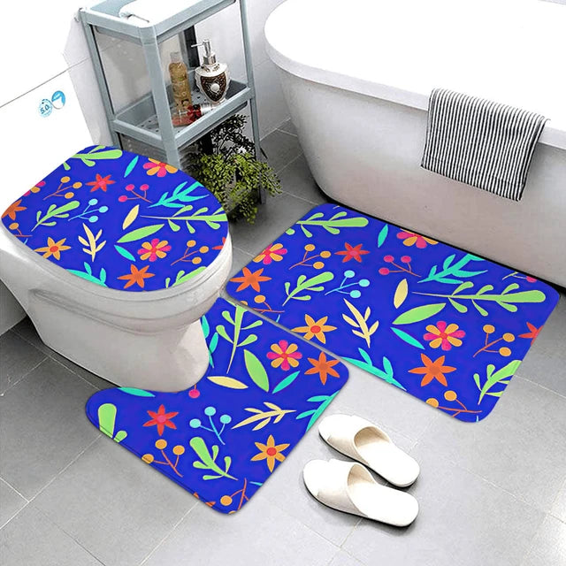 Anti-slip Bath Mat Bathroom Small Rug Shower Mat dog Halloween Foot Mat Kitchen Mat Bedroom Balcony Room Mat Bathtub toilet rug