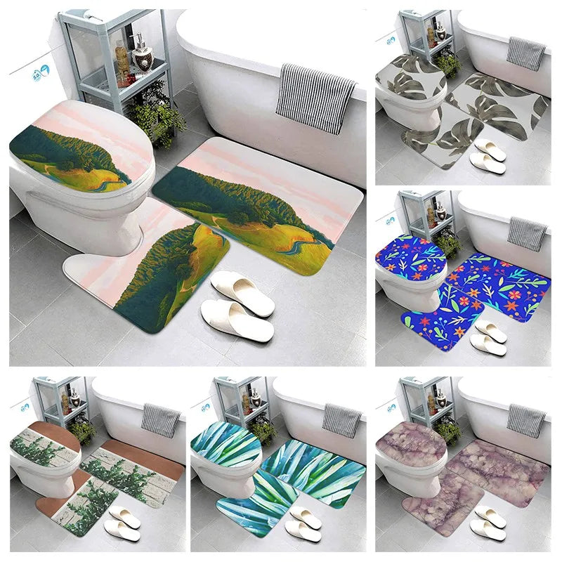 Anti-slip Bath Mat Bathroom Small Rug Shower Mat dog Halloween Foot Mat Kitchen Mat Bedroom Balcony Room Mat Bathtub toilet rug