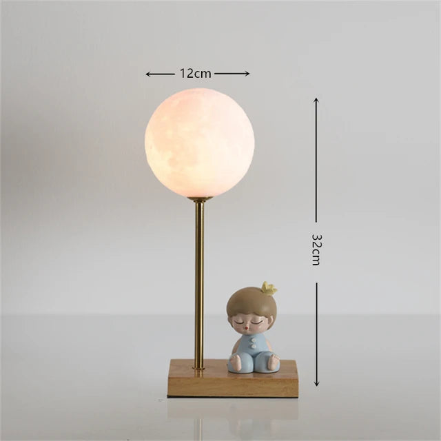 Astronaut moon light moon light LED night light girl ins atmosphere light desk bedroom bedside living room romantic table lamp