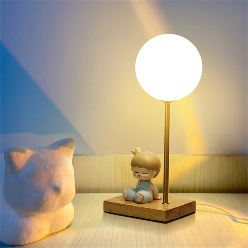 Astronaut moon light moon light LED night light girl ins atmosphere light desk bedroom bedside living room romantic table lamp