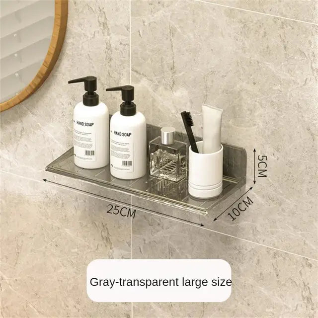 Bathroo Environmentally Friendly Material Mirror Cabinet Storage Wall-mounted Cosmetic Cosmetic Cotton Display Storage Rack