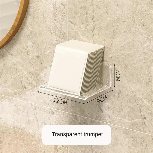 Bathroo Environmentally Friendly Material Mirror Cabinet Storage Wall-mounted Cosmetic Cosmetic Cotton Display Storage Rack