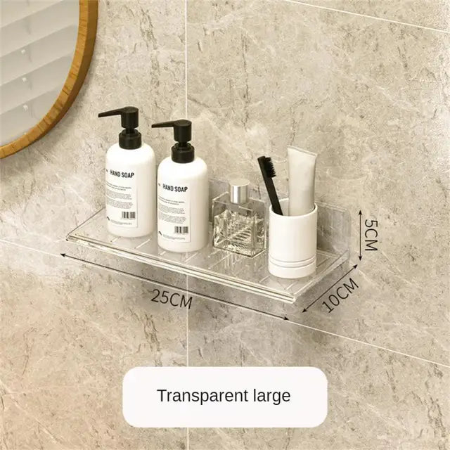 Bathroo Environmentally Friendly Material Mirror Cabinet Storage Wall-mounted Cosmetic Cosmetic Cotton Display Storage Rack