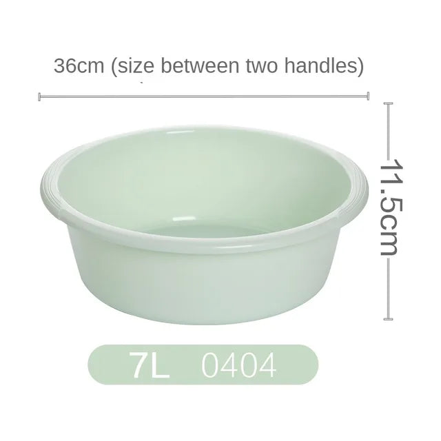 CHAHUA Thickened Anti Fall Wash Basin Household Anti Slip Plastic Washing Basin Vegetable And Fruit Washing Basin