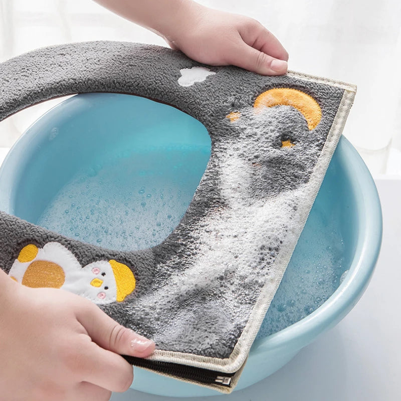 Cartoon Moon Duck Toilet Mat Autumn Winter Zipper Toilet Seat Cushion Soft Universal Washable Closestool Bathroom Accessories