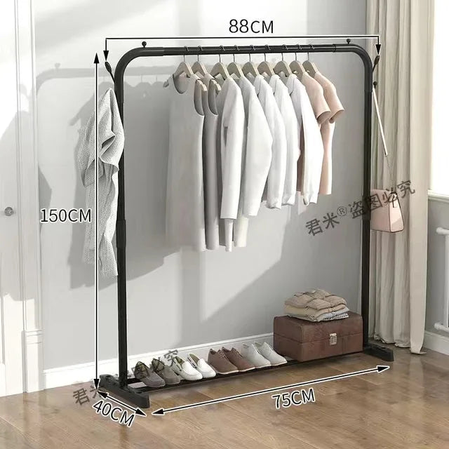 Clothing Rack Coats Page Wearing for Clothes Coat Shelves Home Furniture Wardrobe Stand Children's Room Rack Wall Clothes Hanger