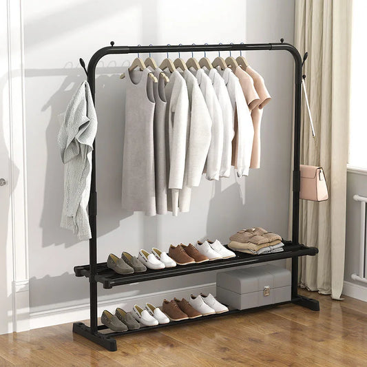 Clothing Rack Coats Page Wearing for Clothes Coat Shelves Home Furniture Wardrobe Stand Children's Room Rack Wall Clothes Hanger