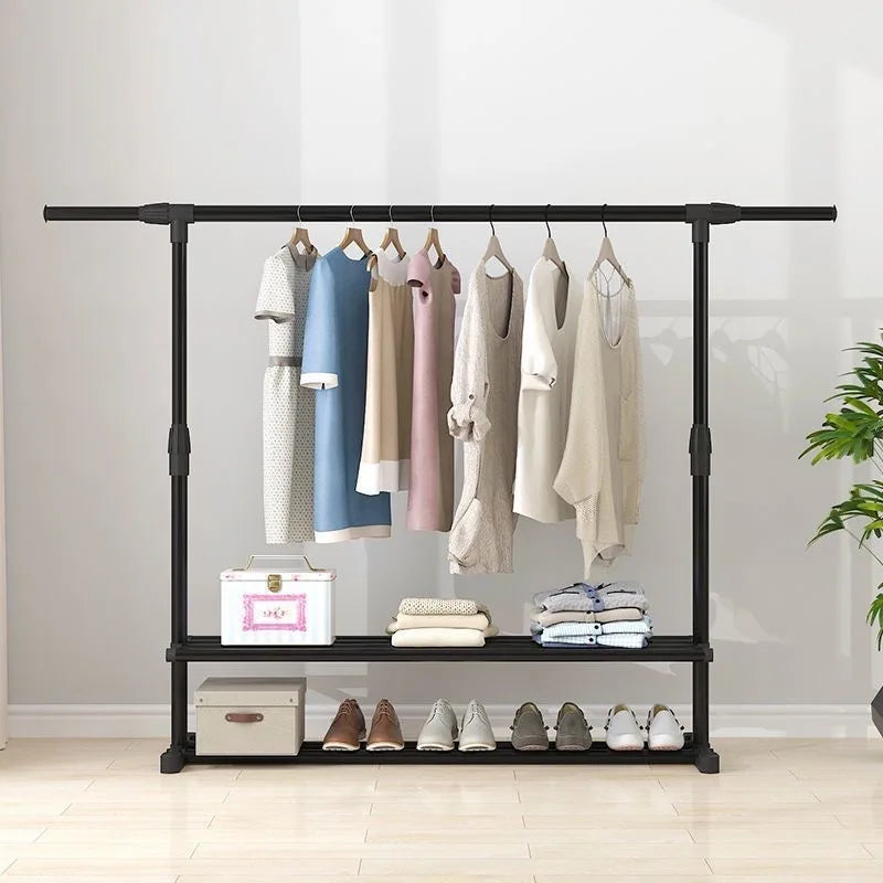 Clothing Rack Coats Page Wearing for Clothes Coat Shelves Home Furniture Wardrobe Stand Children's Room Rack Wall Clothes Hanger