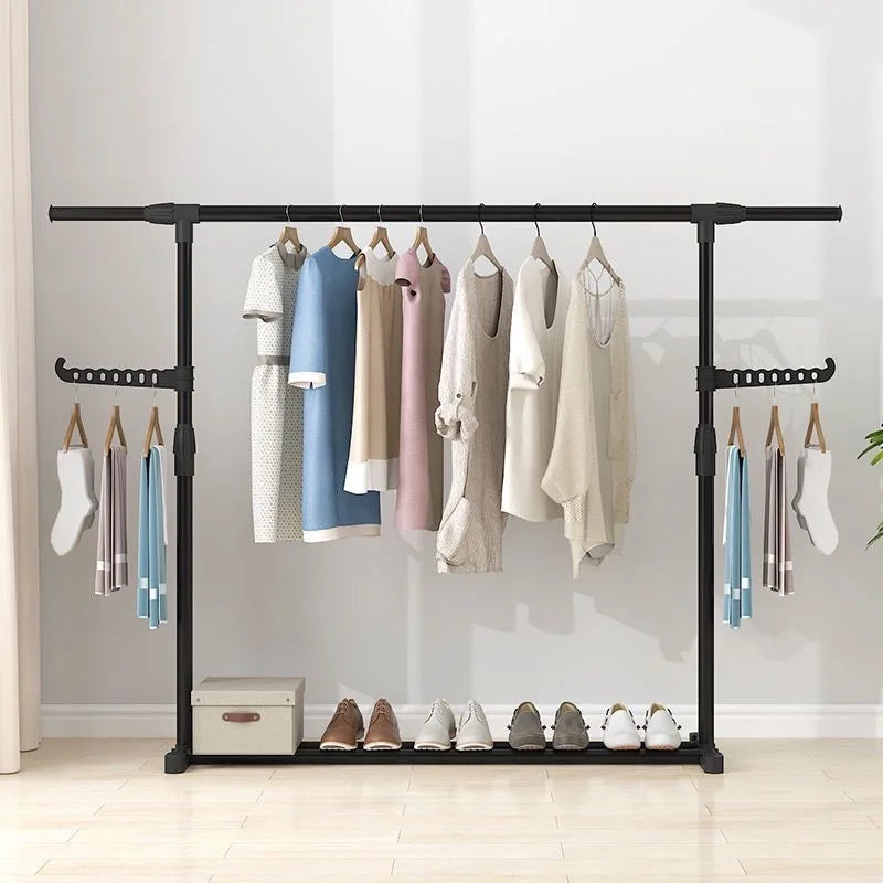 Clothing Rack Coats Page Wearing for Clothes Coat Shelves Home Furniture Wardrobe Stand Children's Room Rack Wall Clothes Hanger