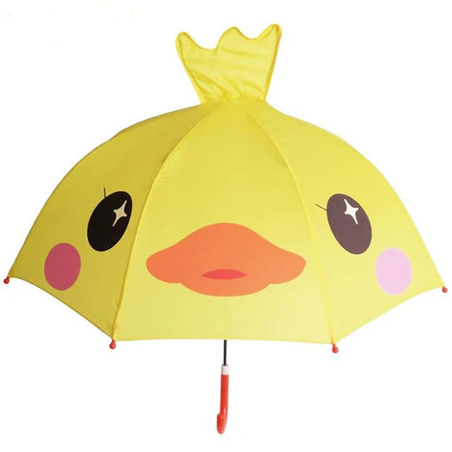 Cute Cartoon Children Umbrella animation creative long-handled 3D ear modeling kids umbrella For boys girls