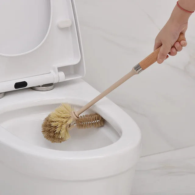 Durable Toilet Brush Long Handle Floor Stand Toilet Brush Holder Soft Bristle Cleaning Bathroom Tools Cleaning Tool