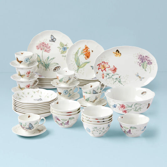 Butterfly Meadow 50-Piece Dinnerware Set