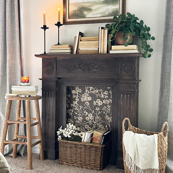 Antique Inspired Fireplace Mantel