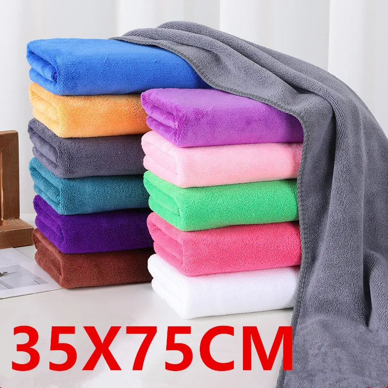 Fine fiber beauty salon towels, barber shop towels, bib towels, absorbent, soft, thickened dry hair towels,adult bathroom towels