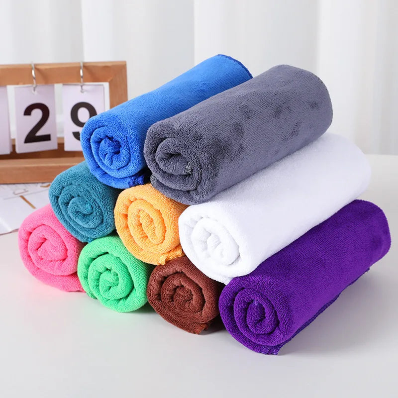 Fine fiber beauty salon towels, barber shop towels, bib towels, absorbent, soft, thickened dry hair towels,adult bathroom towels