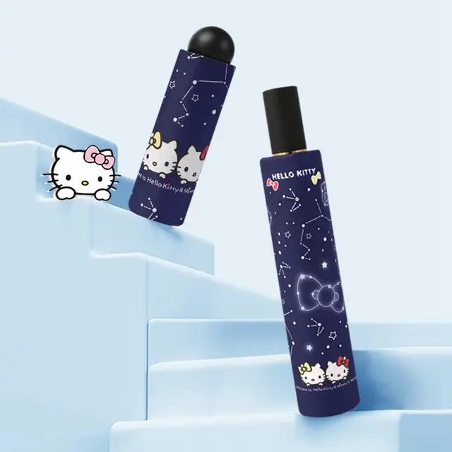 Hello Kitty Constellation Umbrella Cartoon Cute Sun Protection and UV Protection Umbrella Student Umbrella mini umbrella