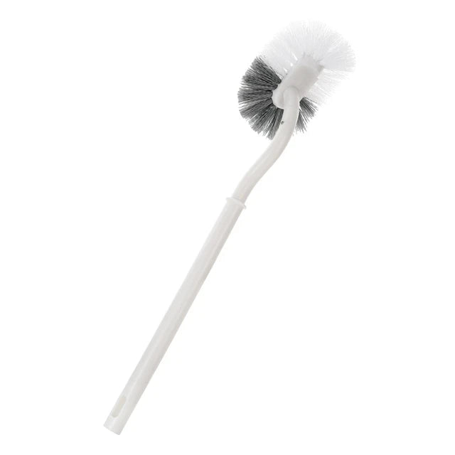 Japanese Style Toilet Brush S Shape Design Long Handle Soft Bristled Plastic Toilet Cleaning Brush Wall-Mounted Household Brush