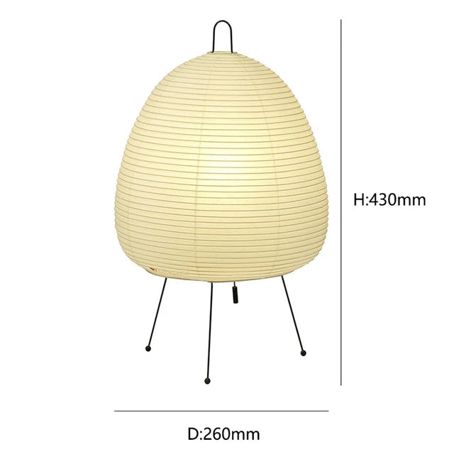 Japanese Style Tripod Desk Lamp Rice Paper Table Lamp Home Decor Lights Creative Living Room Study Bedroom Lamp E27 Home Lights