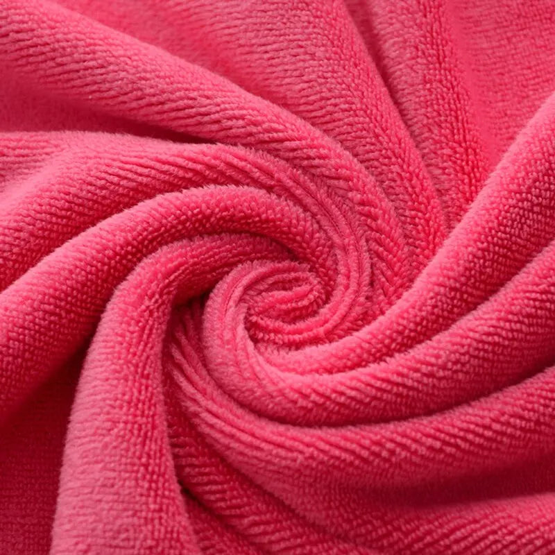 Microfiber Bath Dry Hair Towel Soft Thickened Household Car Cleaning Sports Towel Absorbent Barber Beauty Salons Towels