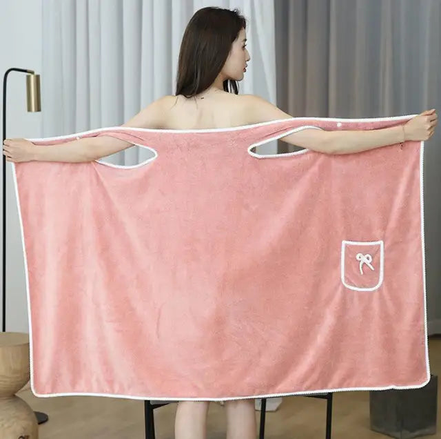 Quick Dryin Wearable Bath Towel Superfine Fiber Towels Soft and Absorbent Towel for Women Hotel Home Bathroom Clothes