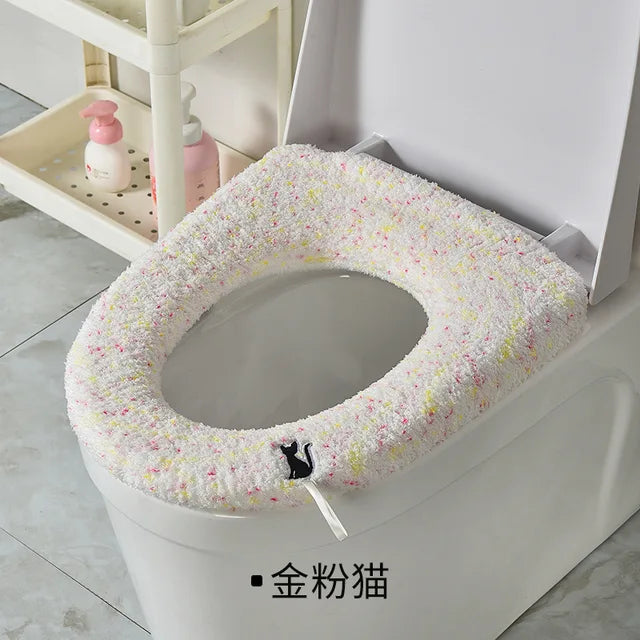 Toilet Mat Four Seasons Universal Household Toilet Cushion Universal Toilet Cover Winter Toilet Washer #3376