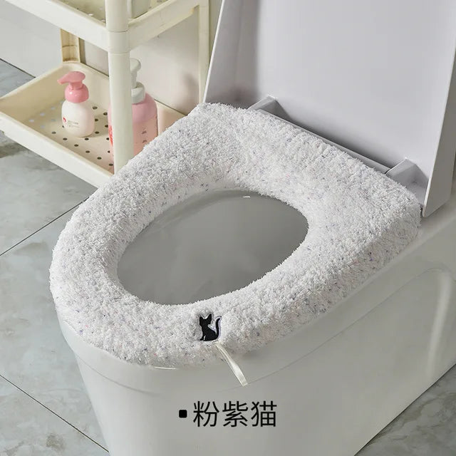 Toilet Mat Four Seasons Universal Household Toilet Cushion Universal Toilet Cover Winter Toilet Washer #3376