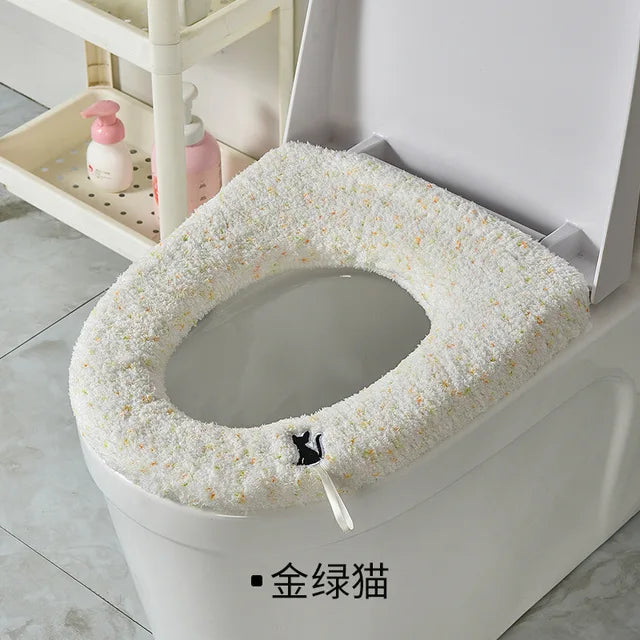 Toilet Mat Four Seasons Universal Household Toilet Cushion Universal Toilet Cover Winter Toilet Washer #3376