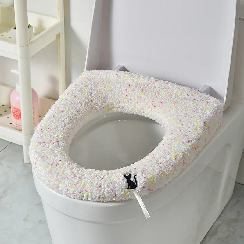 Toilet Mat Four Seasons Universal Household Toilet Cushion Universal Toilet Cover Winter Toilet Washer #3376