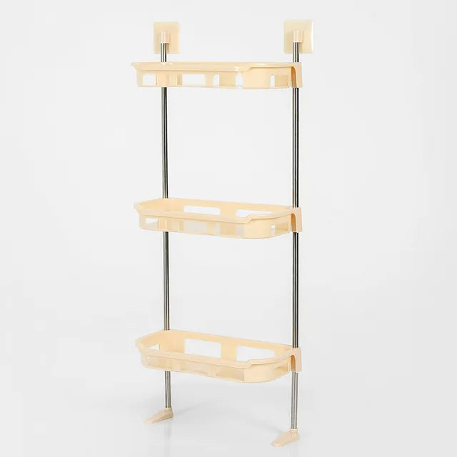 Toilet Rack,Shelf Above The Toilet Tank,Punch-free Multi-functional Storage Rack With Supporting Feet Bathroom Accessories