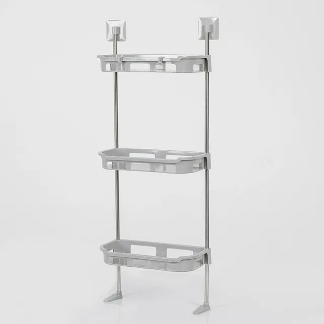 Toilet Rack,Shelf Above The Toilet Tank,Punch-free Multi-functional Storage Rack With Supporting Feet Bathroom Accessories