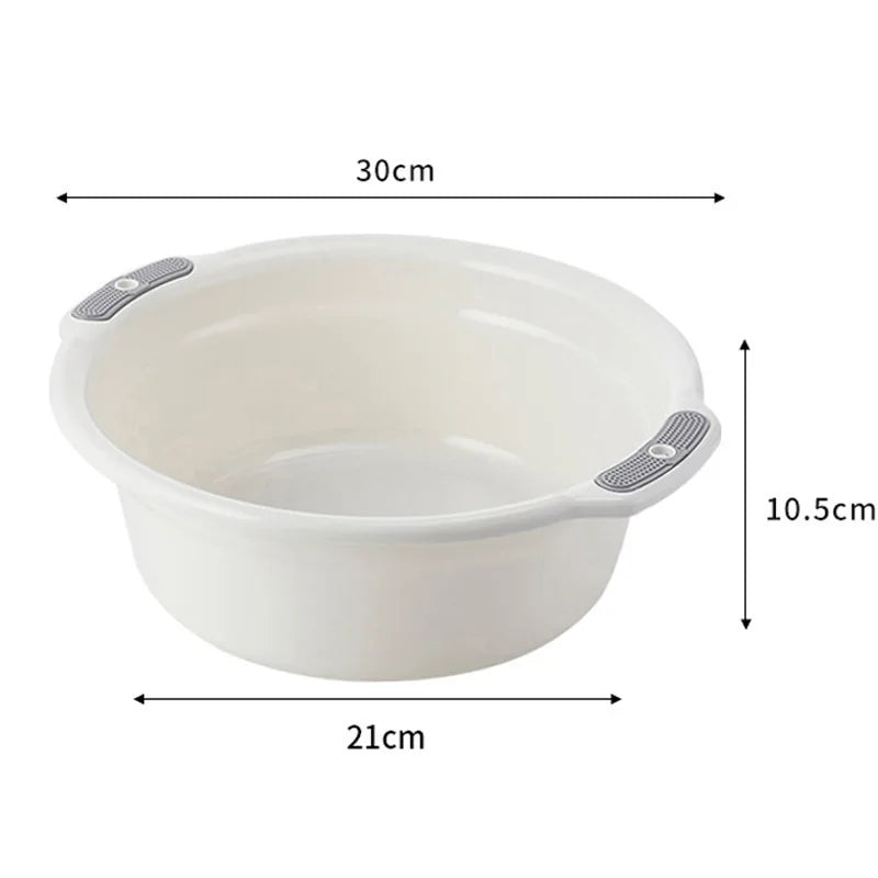 Transparent Acrylic Square Thickened Wash Basin Household Plastic Washbasin Ins Style Student Dormitory Lovely Washbowl