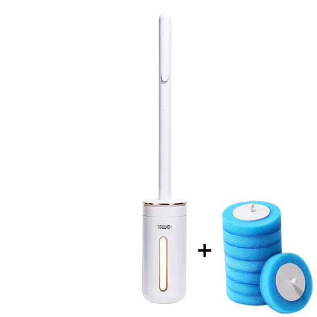 Wall-mounted Disposable Toilet Brush Home Replaceable Toilet Brush Bathroom Cleaning Tools WC Bathroom Accessories